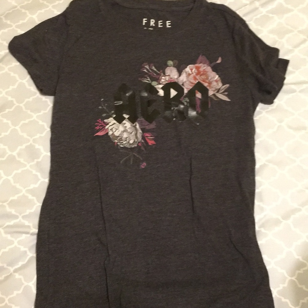 This is a grayish blackish pajama shirt